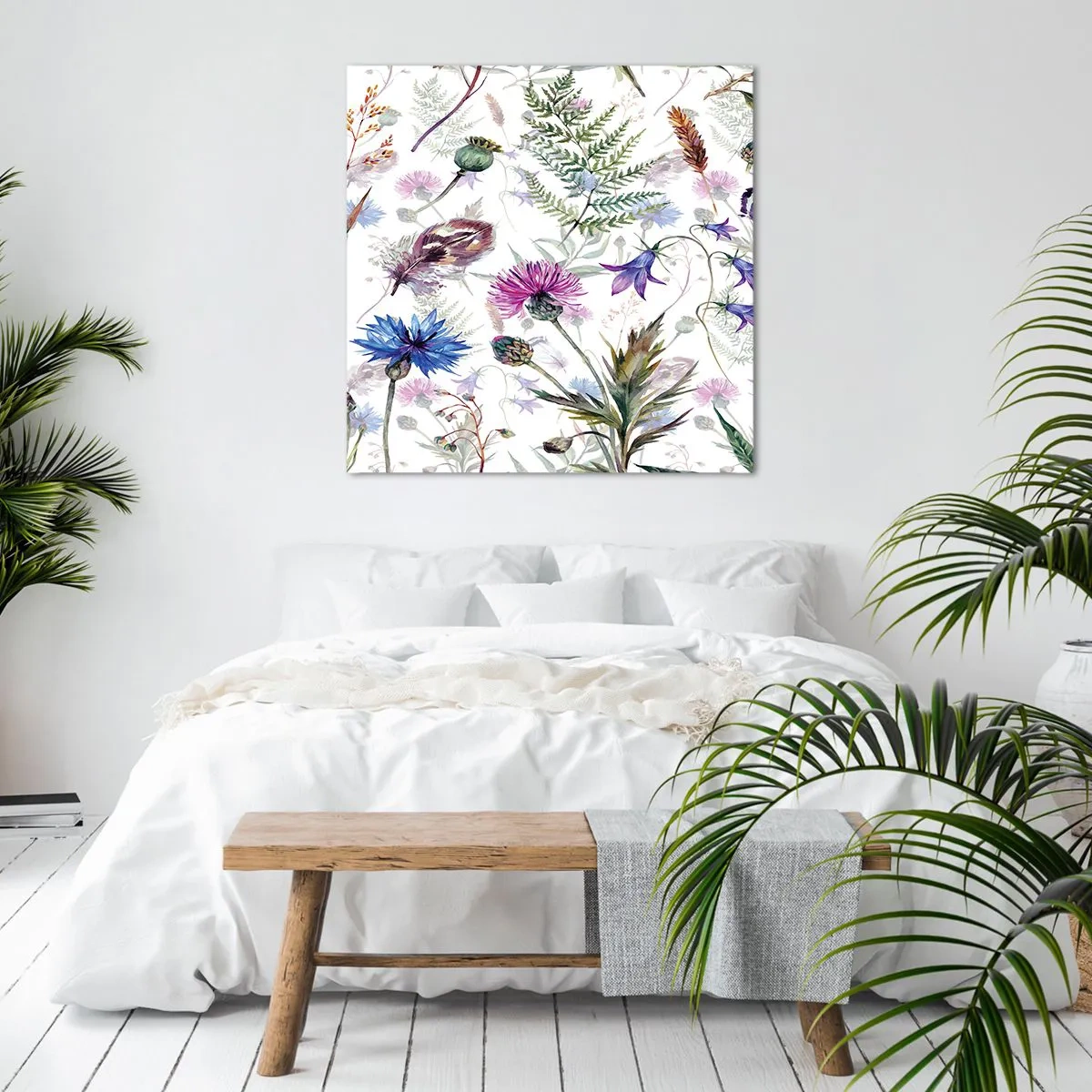 Bild auf Leinwand - Leinwandbild - Polnisches Herbarium - 50x50 cm