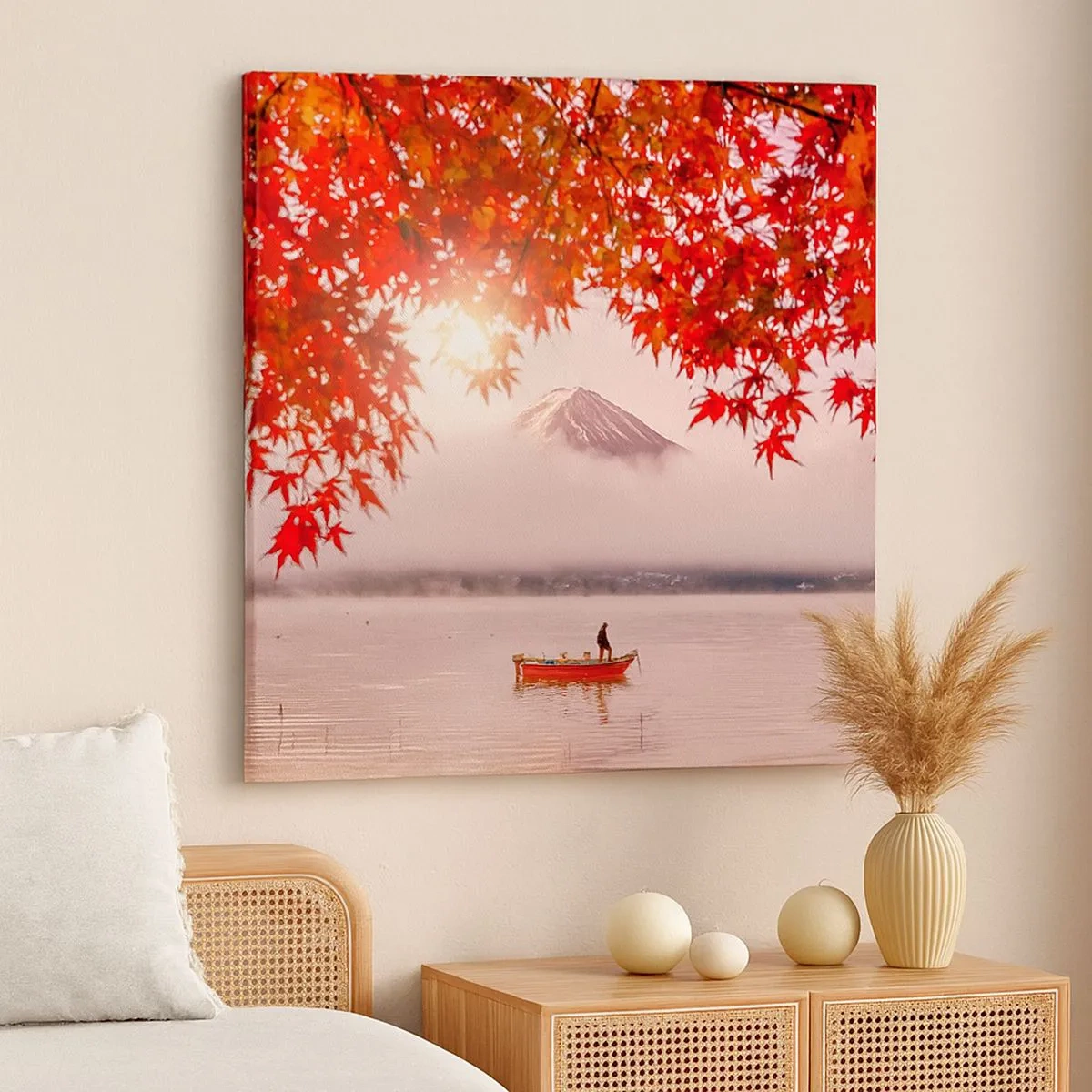 Bild auf Leinwand - Leinwandbild - Im japanischen Klima - 30x30 cm