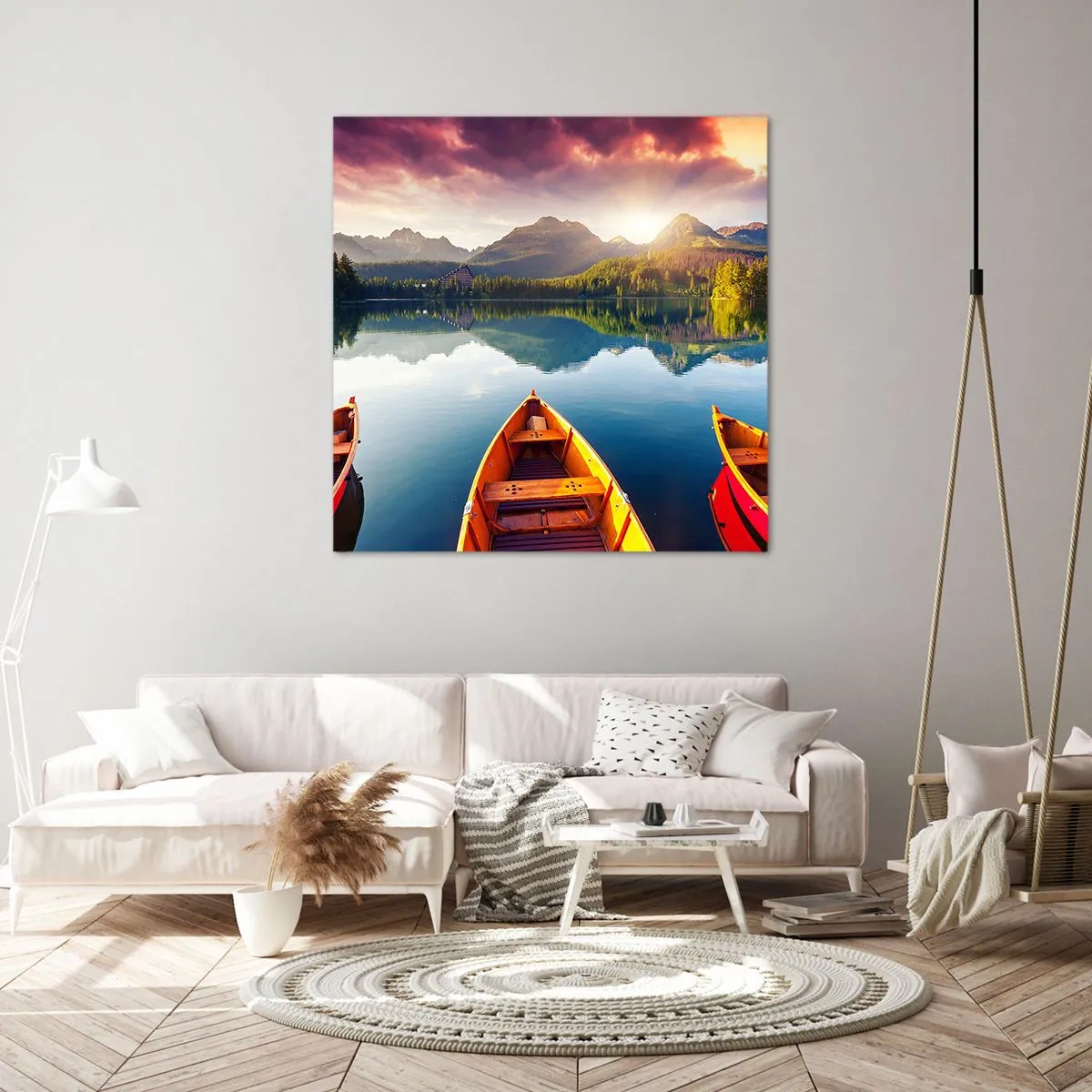 Bild auf Leinwand - Leinwandbild - Nichts gegen die Natur - 60x60 cm