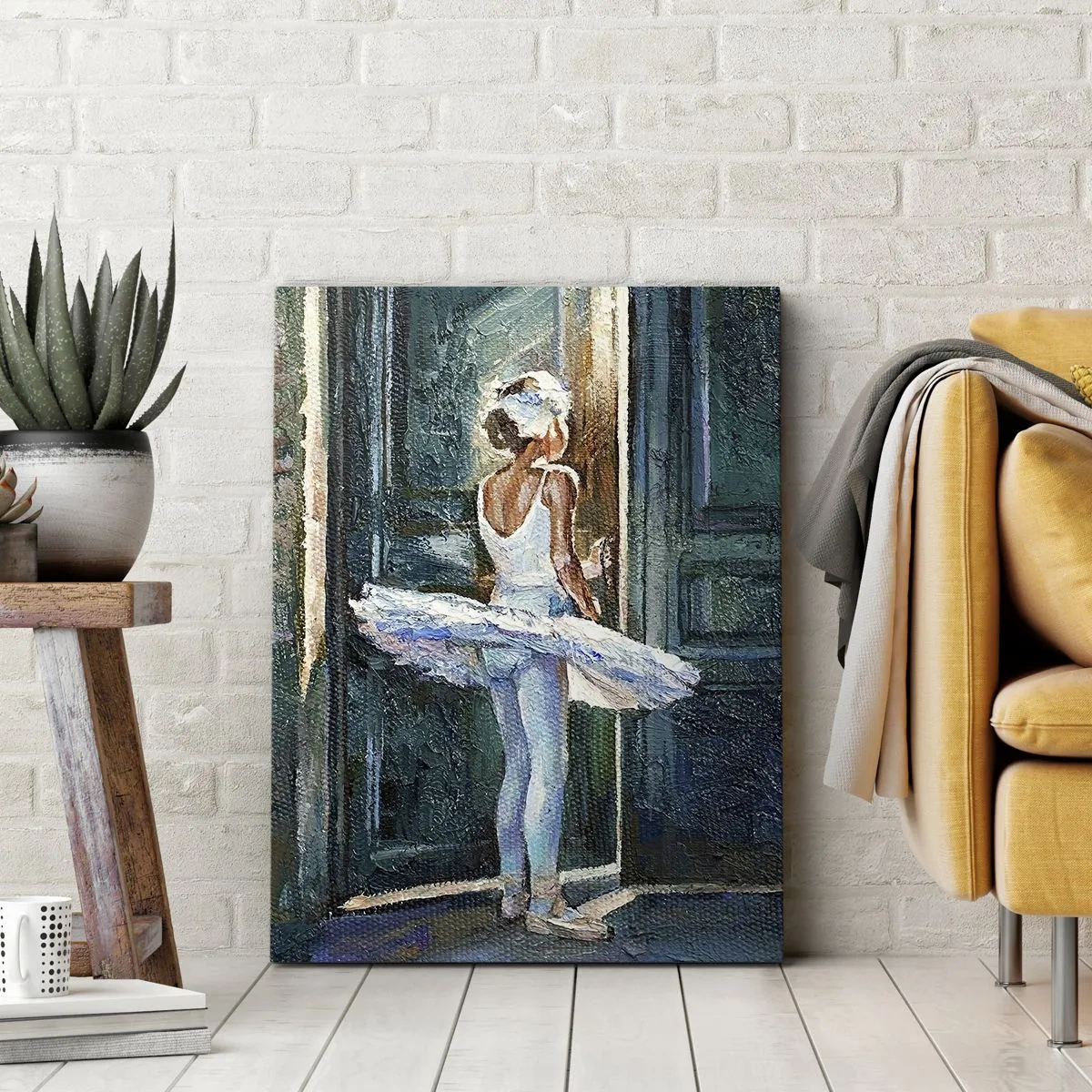 Bild auf Leinwand - Leinwandbild - Vor der Show - 55x100 cm