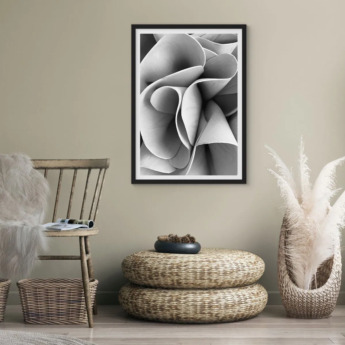 Poster in einem schwarzem Rahmen - Es passiert im Weltraum - 30x40 cm