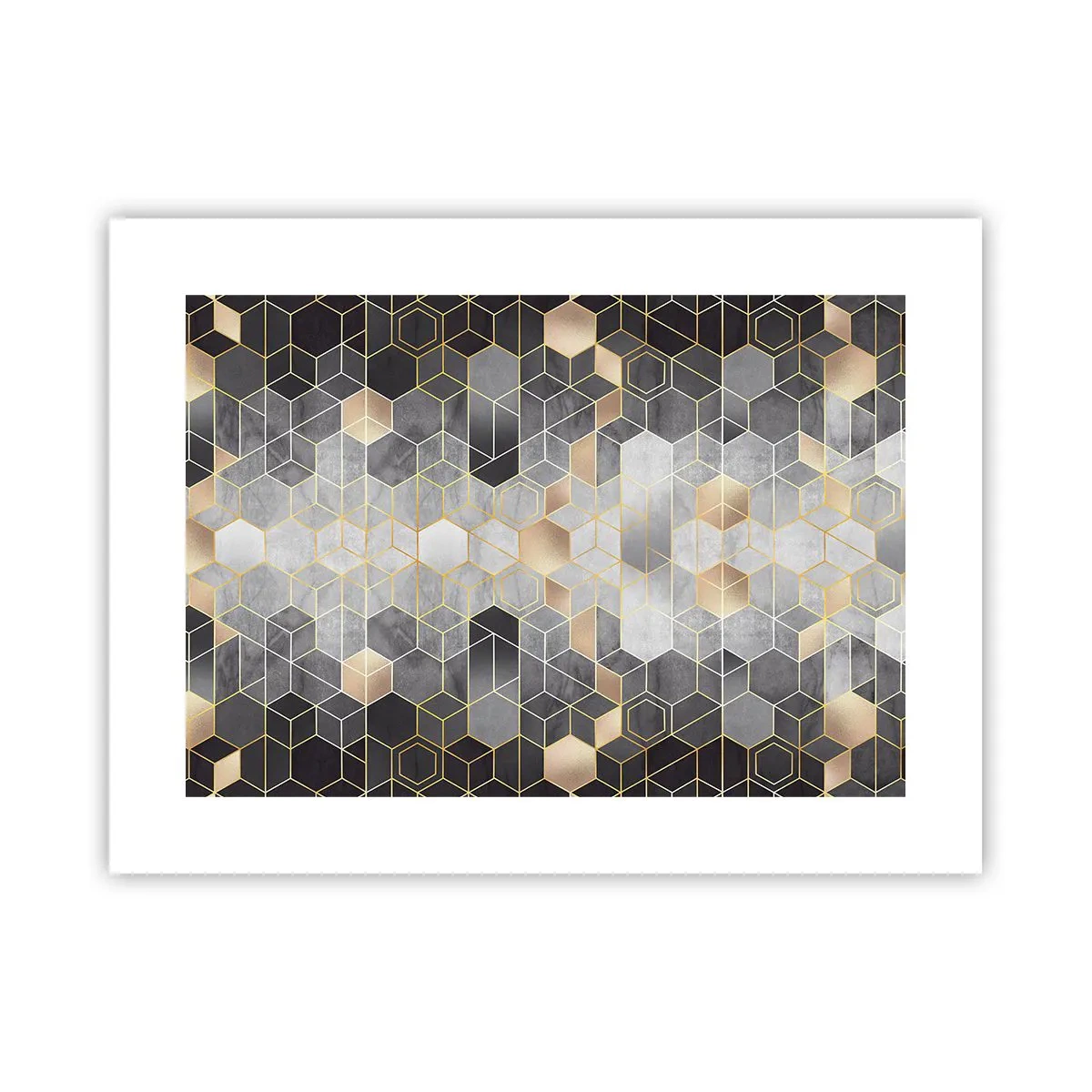 Poster - Diamant-Komposition - 40x30 cm