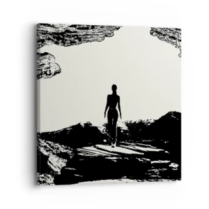 Bild auf Leinwand - Leinwandbild - Neuer Blick - 30x30 cm