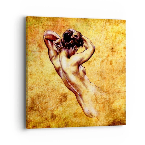 Bild auf Leinwand - Leinwandbild - Entdeckt, aber immer noch ein Rätsel - 40x40 cm