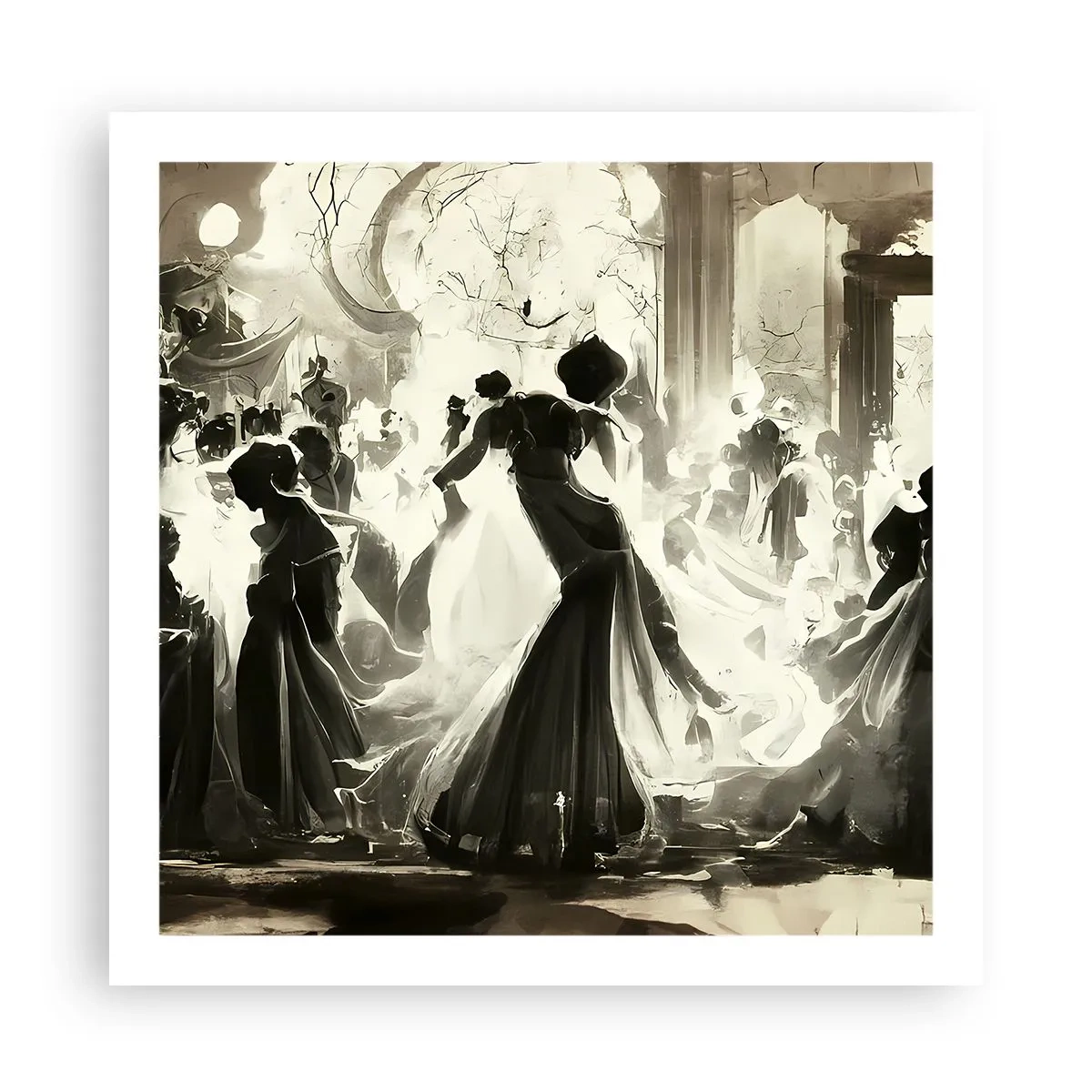 Poster - Die große Maskerade - 60x60 cm