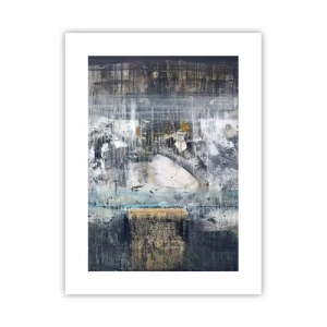 Poster - Wie auf Eis, wie nach Dezember - 30x40 cm