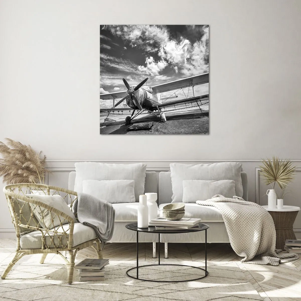 Glasbild - Bild auf glas - Ich kann es kaum erwarten! - 50x50 cm