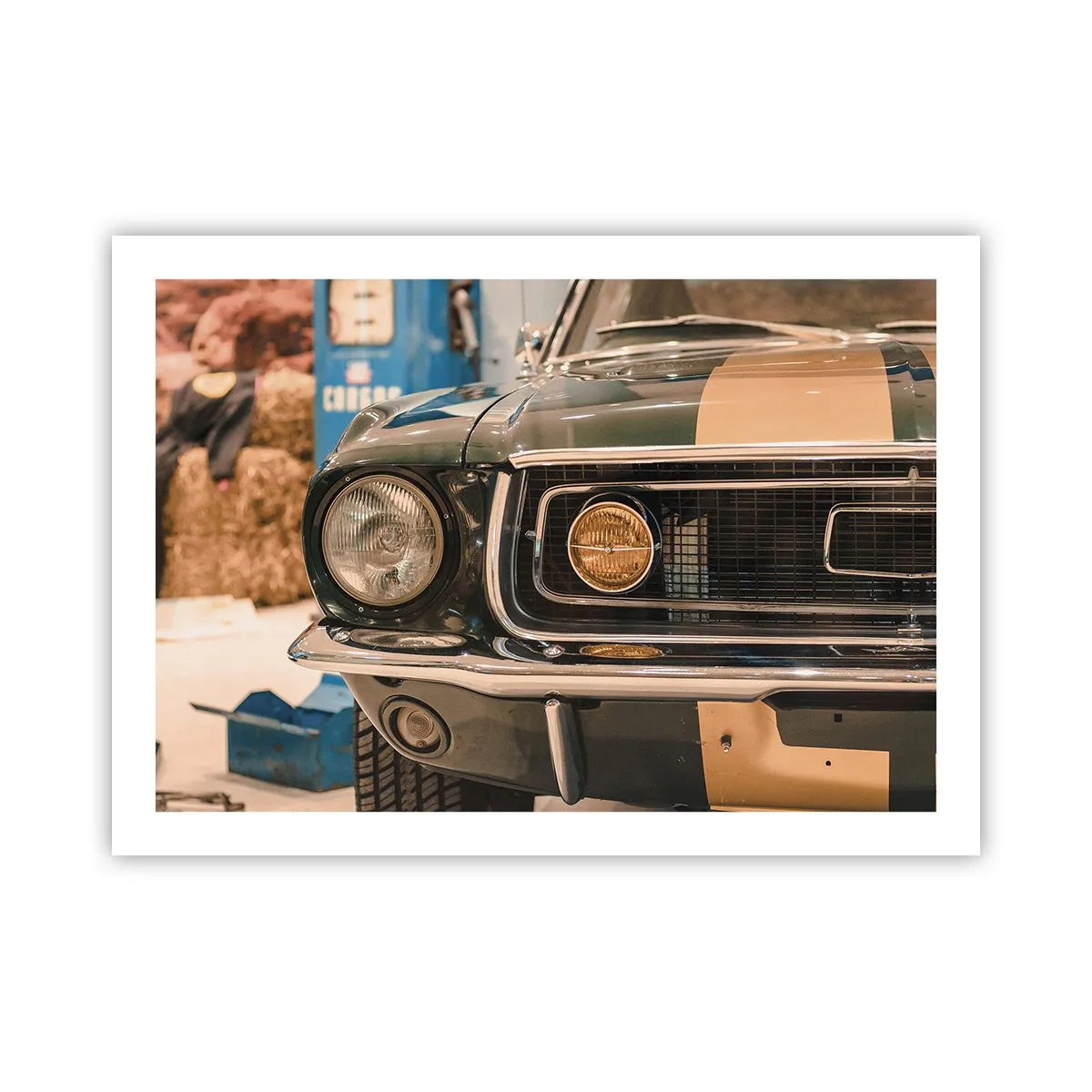 Poster - Treffen mit einer Legende - 70x50 cm