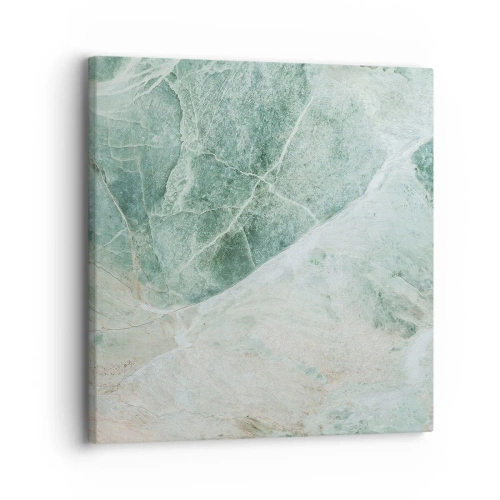 Bild auf Leinwand - Leinwandbild - Edle Kälte des Steins - 30x30 cm