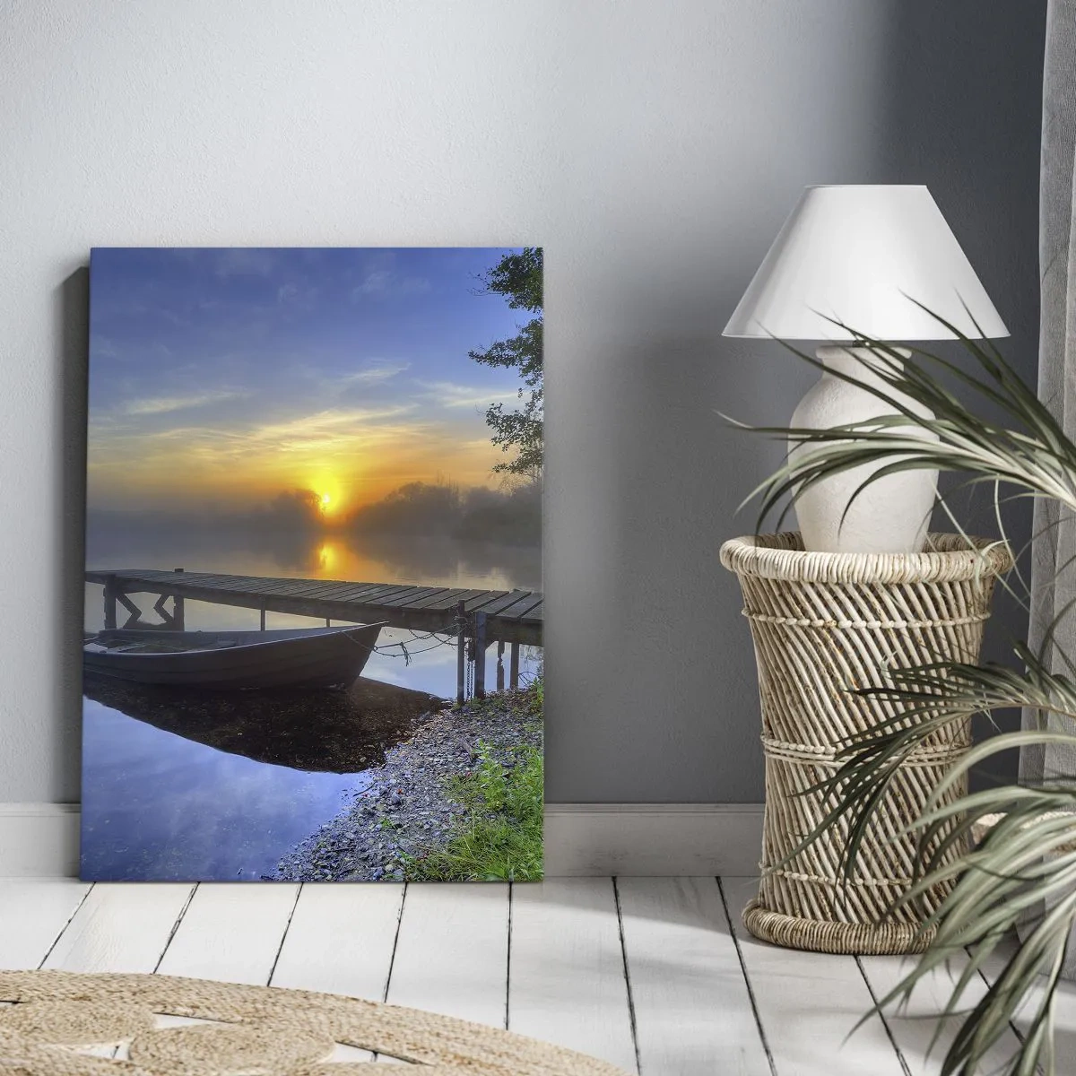Bild auf Leinwand - Leinwandbild - Wie aus Gewöhnlichem Magie wird - 65x120 cm
