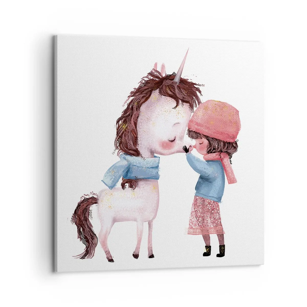 Bild auf Leinwand - Leinwandbild - Ein Wintermärchen - 50x50 cm