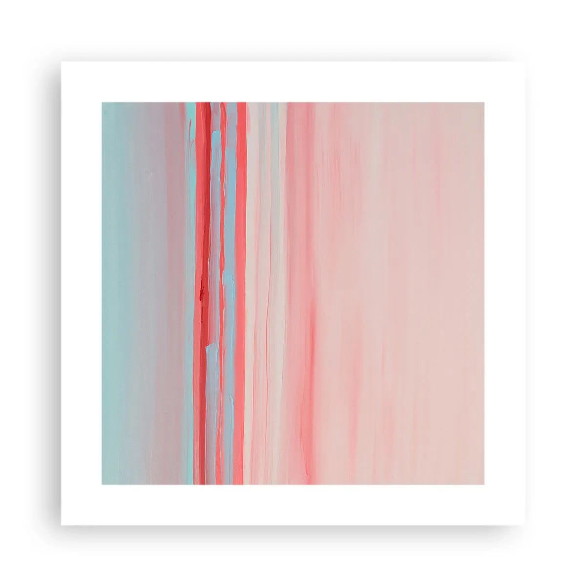 Poster - Abstraktion im Morgengrauen - 40x40 cm