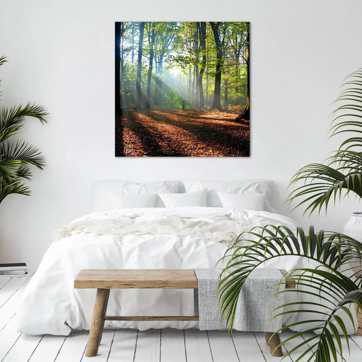 Bild auf Leinwand - Leinwandbild - Licht und Schatten - 60x60 cm