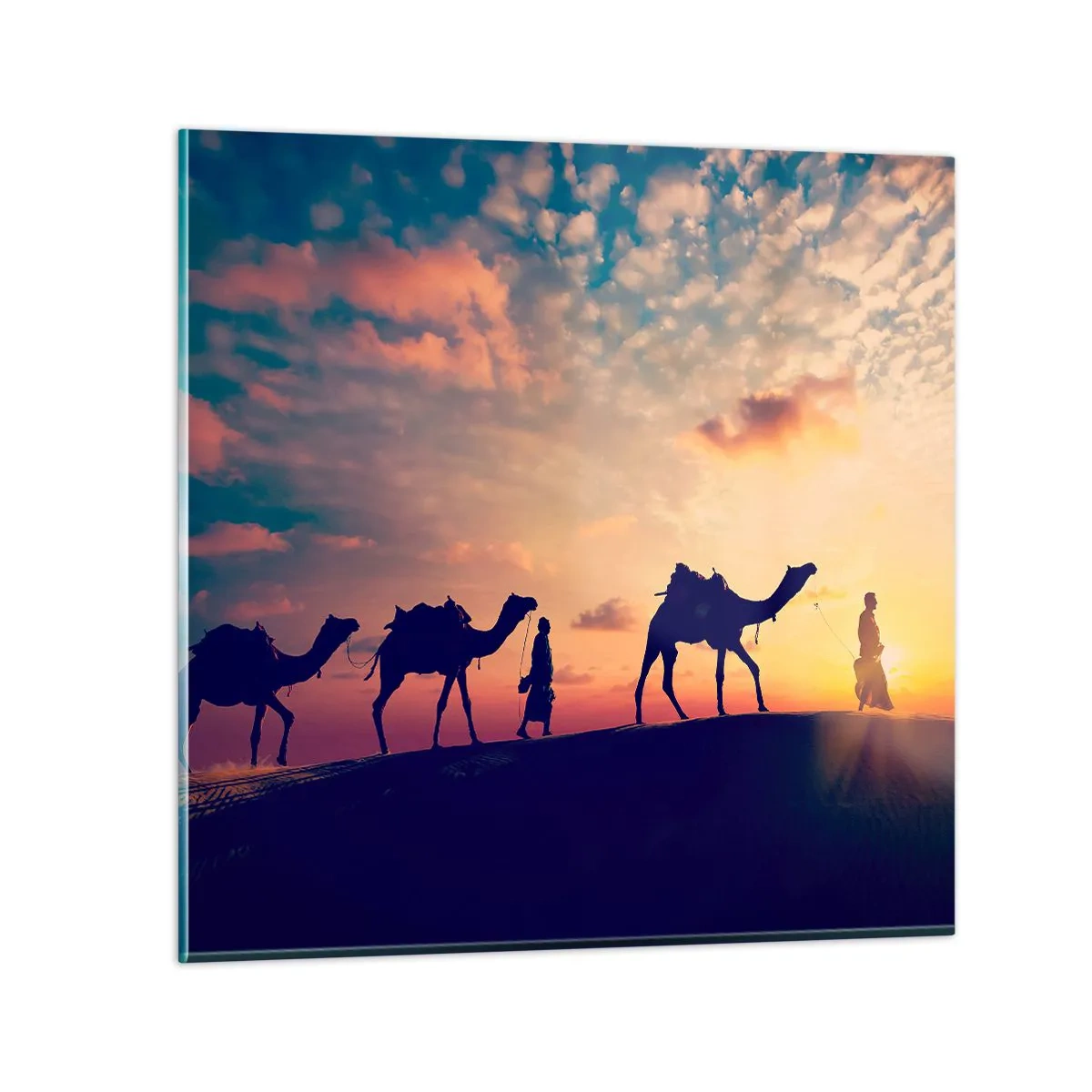 Glasbild - Bild auf glas - Der geheimnisvolle Geist des Orients - 60x60 cm