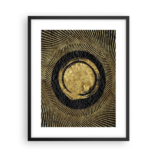 Poster in einem schwarzem Rahmen - Glamour-Komposition - 40x50 cm