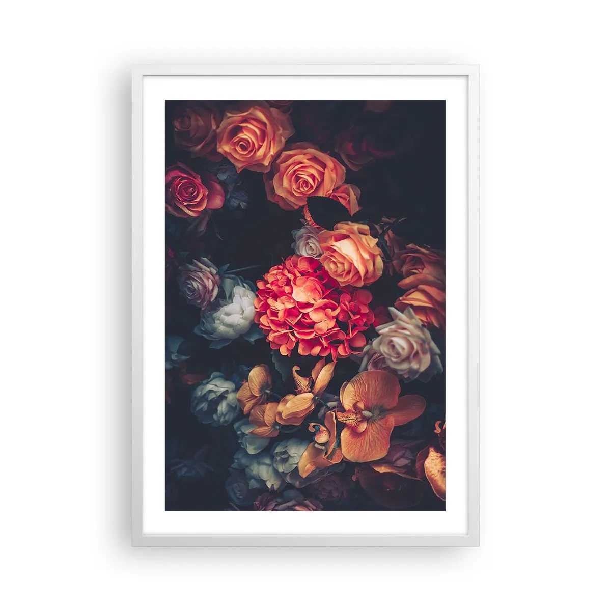 Poster in einem weißen Rahmen - Wie bei den holländischen Meistern - 50x70 cm