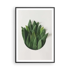 Poster in einem schwarzem Rahmen - Ungebremste Neugier - 70x100 cm