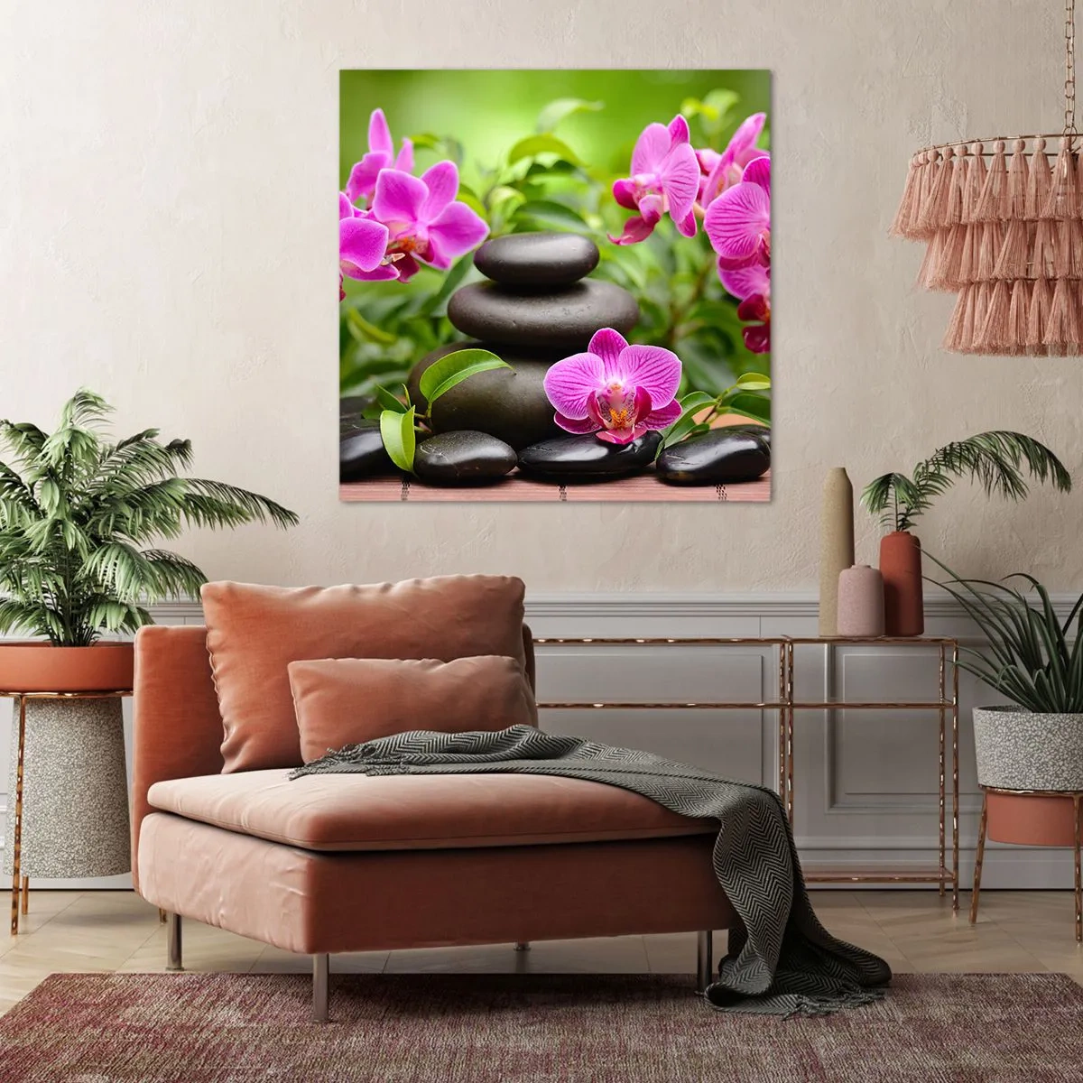 Bild auf Leinwand - Leinwandbild - Die Pyramide des Friedens - 30x30 cm