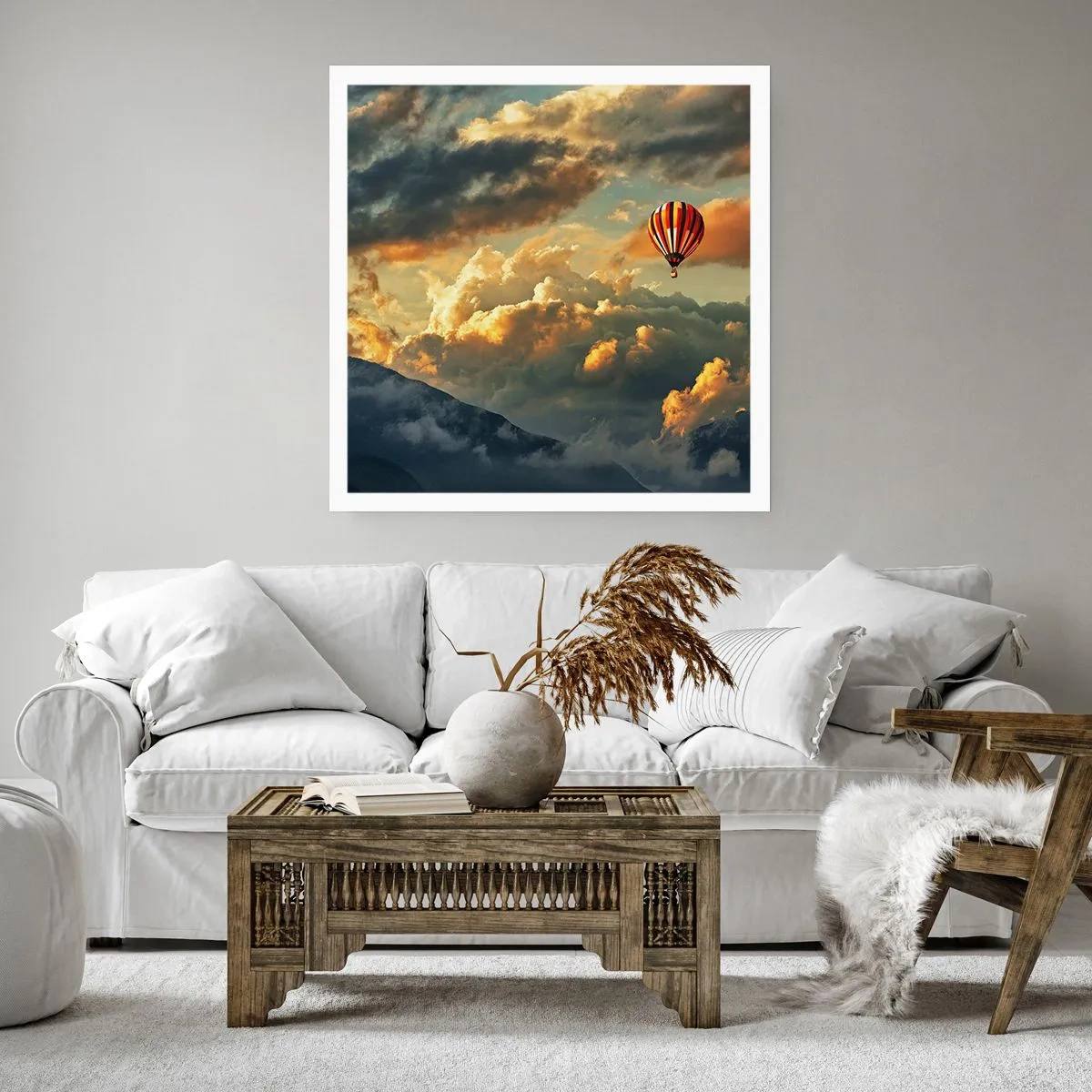 Poster - Ich fliege, weil ich es will - 60x60 cm