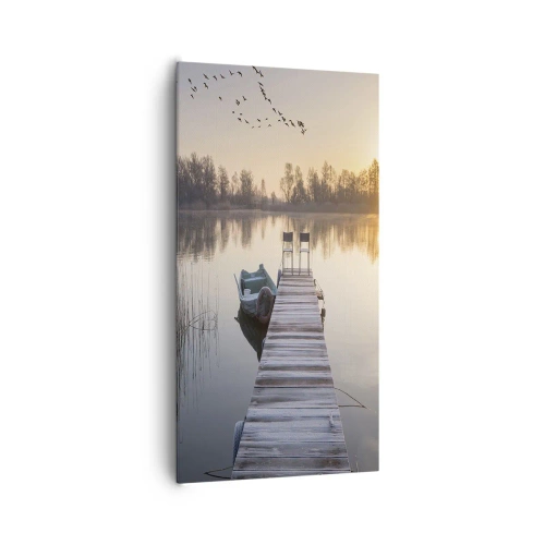 Bild auf Leinwand - Leinwandbild - Ich komme nach einiger Zeit zurück - 65x120 cm