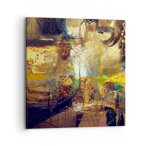 Bild auf Leinwand - Leinwandbild - Kalt, wärmer, heiß - 70x70 cm