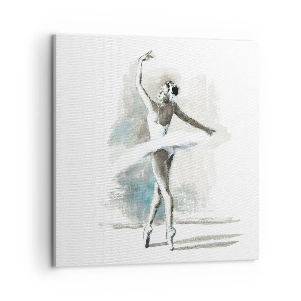 Bild auf Leinwand - Leinwandbild - In einen Schwan verzaubert - 50x50 cm