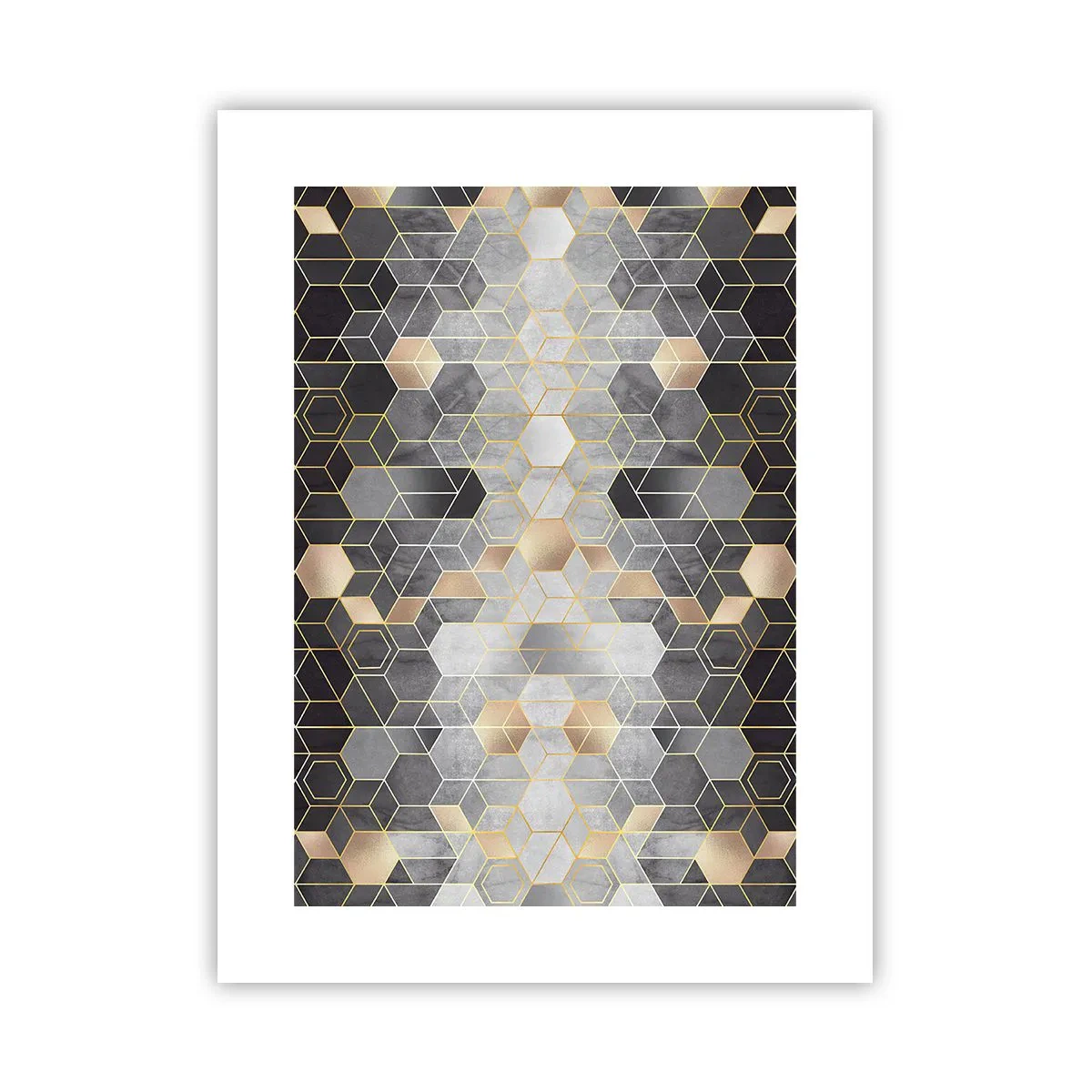 Poster - Diamant-Komposition - 30x40 cm