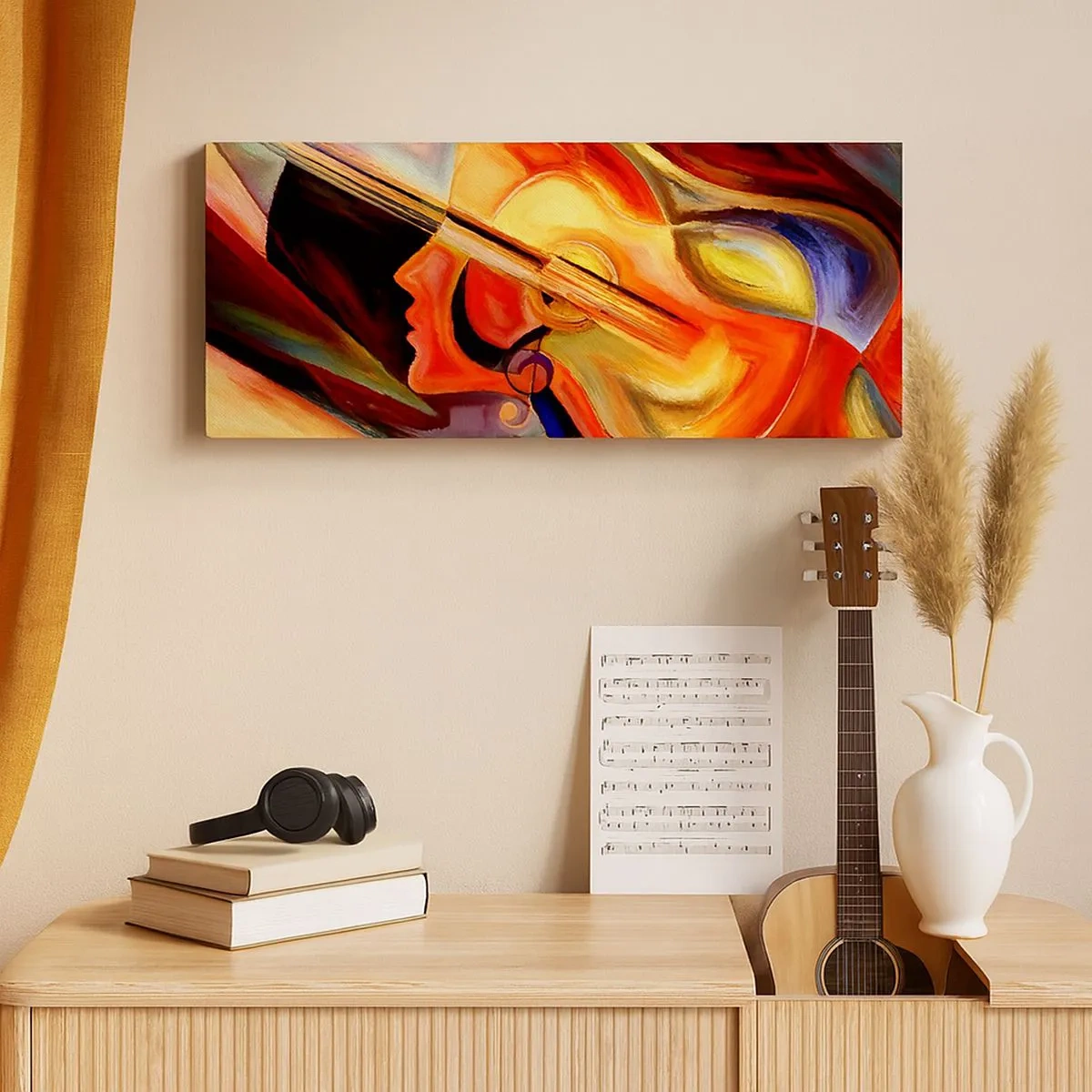 Bild auf Leinwand - Leinwandbild - Alles ist gut - 100x40 cm