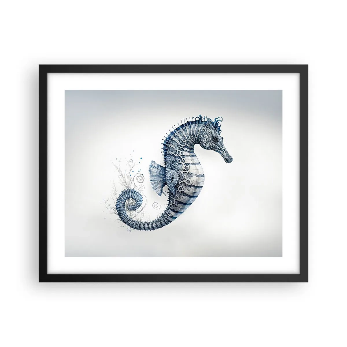 Poster in einem schwarzem Rahmen - Subtiler Witz der Natur - 50x40 cm