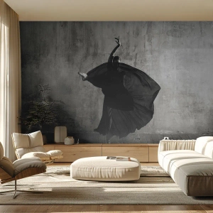 Fototapete Premium Canvas - Leidenschaftlicher Gürtel - Ballerina, Tanzen, Ballett - 350x256 cm