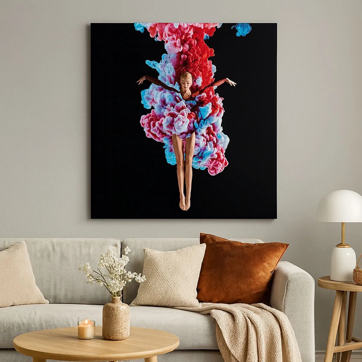 Bild auf Leinwand - Leinwandbild - In voller Blüte - 30x30 cm