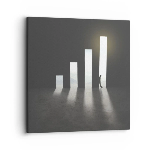 Bild auf Leinwand - Leinwandbild - Erfolg – Impression - 30x30 cm