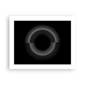 Poster - Schwarze Sonne - 50x40 cm