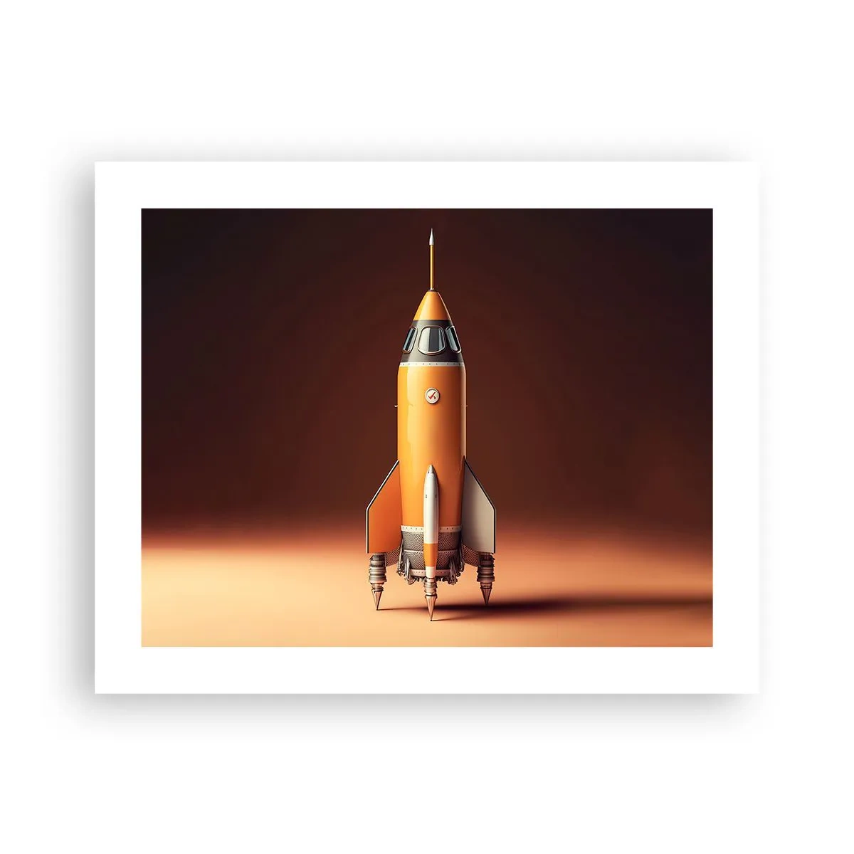 Poster - Es beginnt mit einem Traum - 50x40 cm