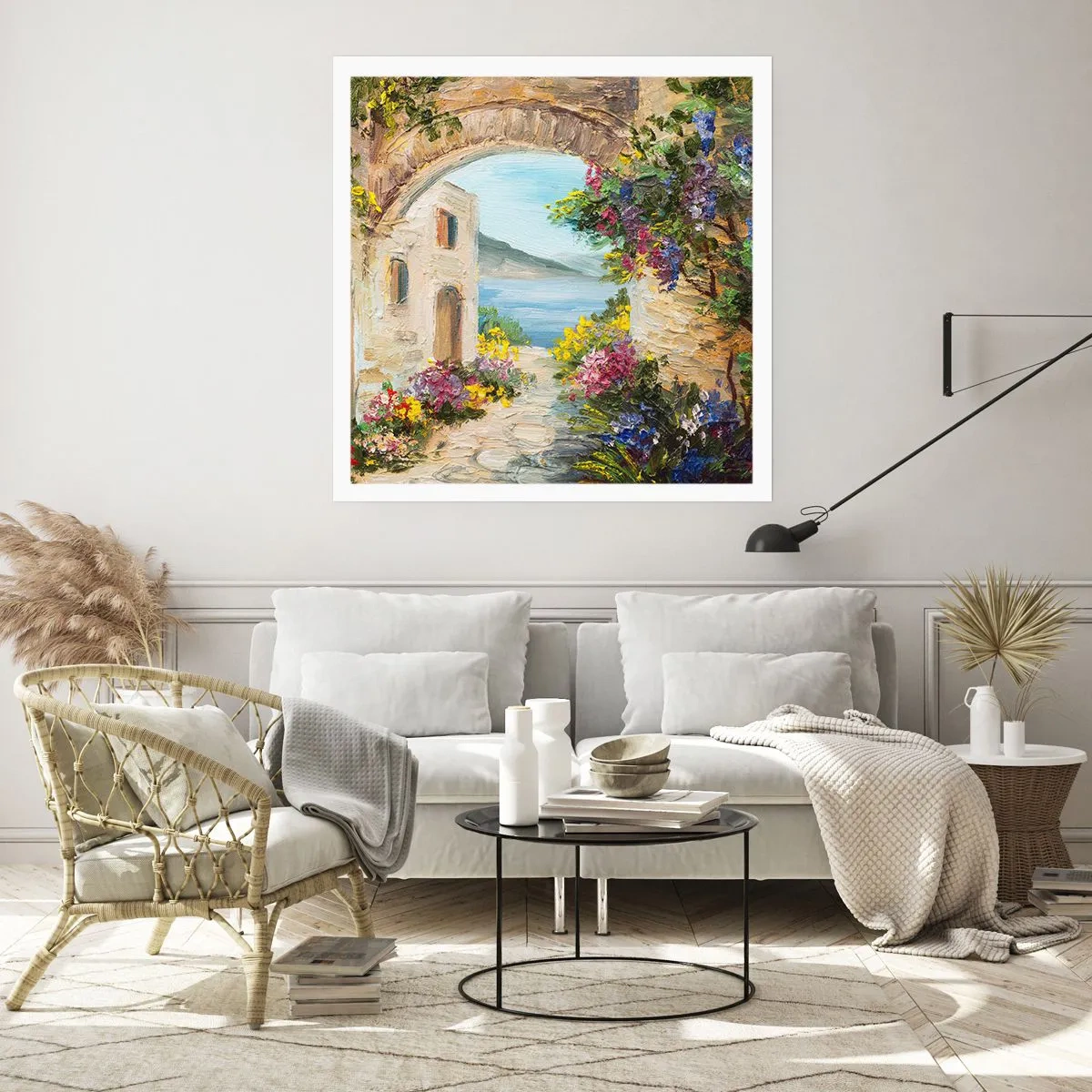 Poster - Charme einer Küstenprovinz - 30x30 cm