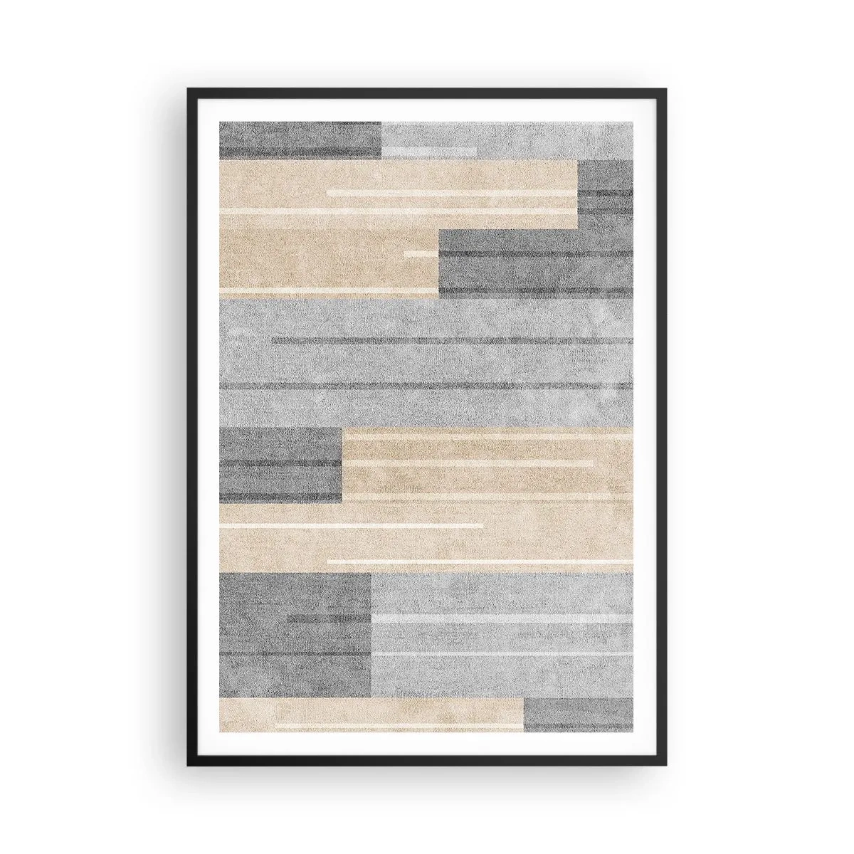 Poster in einem schwarzem Rahmen - Komposition: Vertikal halten - 70x100 cm