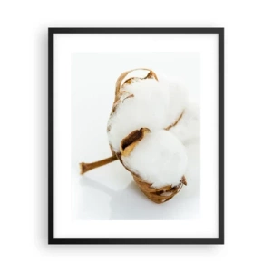 Poster in einem schwarzem Rahmen - Von Natur aus weich - 40x50 cm