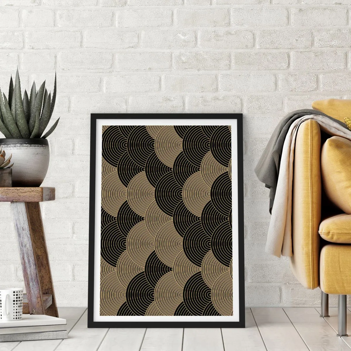 Poster in einem schwarzem Rahmen - Einheit in der Vielfalt - 30x40 cm