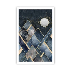 Poster - Geometrische Landschaft - 61x91 cm