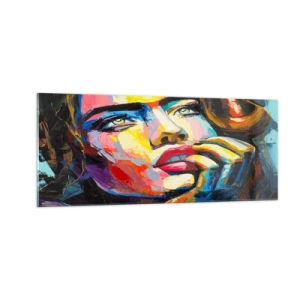 Glasbild - Bild auf glas - Träume fliegen am Himmel wie Vögel - 100x40 cm