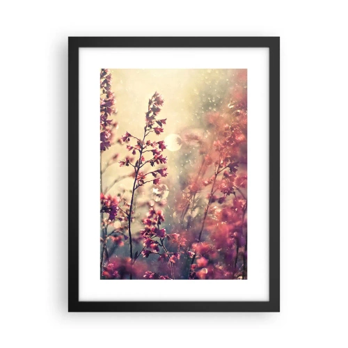 Poster in einem schwarzem Rahmen - Geheimnisvoller Garten - 30x40 cm