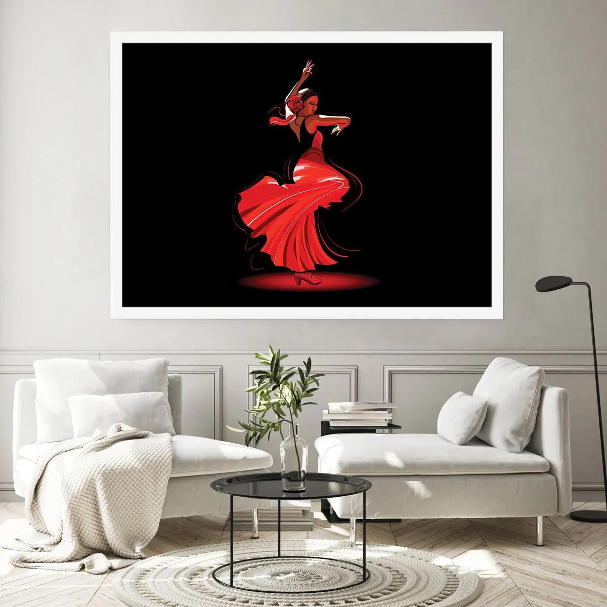 Poster - Der feurige Geist des Flamenco - 50x40 cm