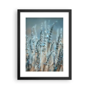 Poster in einem schwarzem Rahmen - Duftendes Kornfeld - 30x40 cm