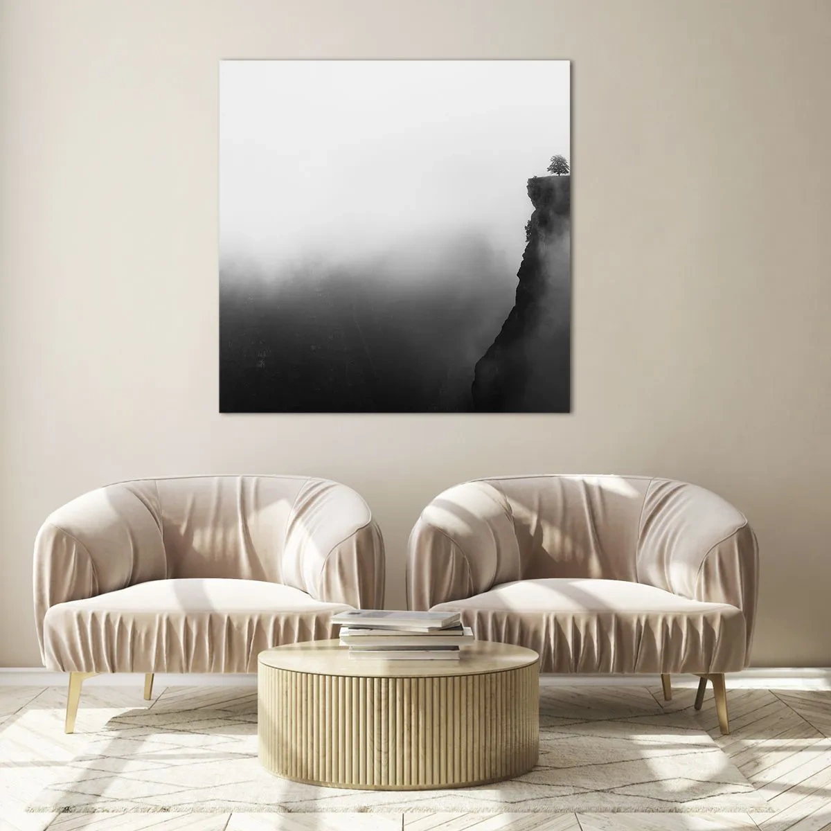 Glasbild - Bild auf glas - Am Rande der Welt - 70x70 cm