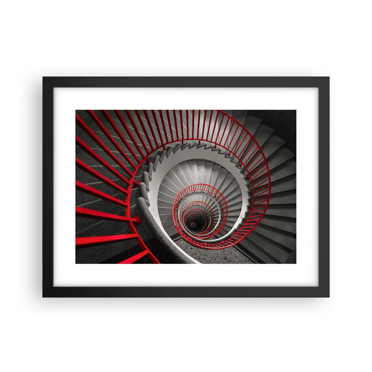 Poster in einem schwarzem Rahmen - Architekturspaß - 40x30 cm
