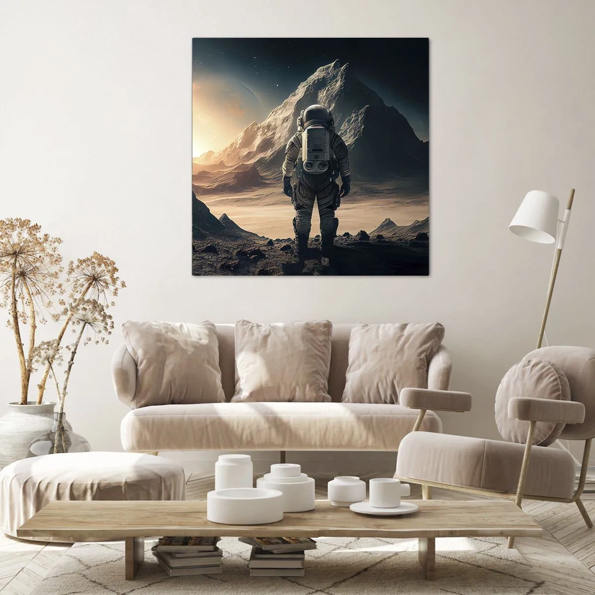 Bild auf Leinwand - Leinwandbild - Neue Herausforderung - 60x60 cm