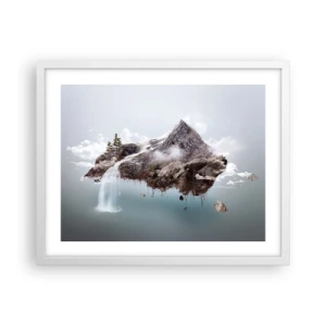 Poster in einem weißen Rahmen - Mit dem Auge eines Surrealisten - 50x40 cm