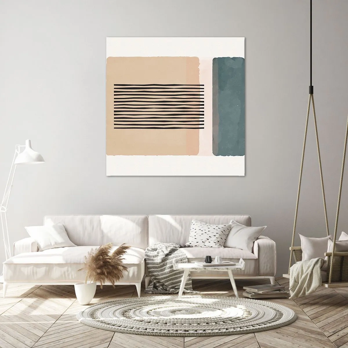 Bild auf Leinwand - Leinwandbild - Alles ist in Ordnung - 70x70 cm