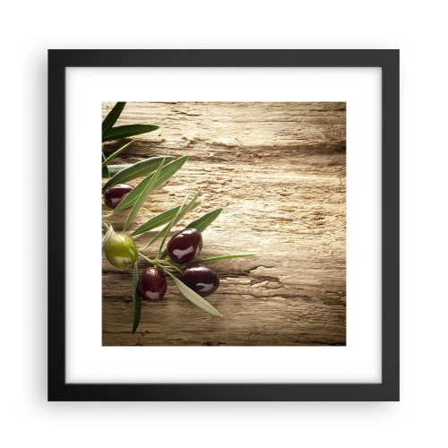 Poster in einem schwarzem Rahmen - Direkt aus der Natur - 30x30 cm