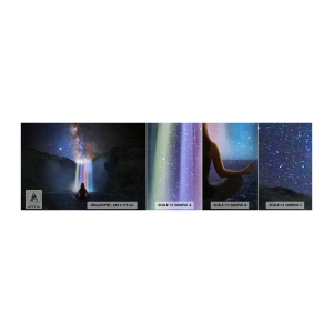 Fototapeten Muster Selbstklebend Deluxe Sticker - Absolute Harmonie - Abstraktion, Wasserfall, Fantasie - 100x30 cm